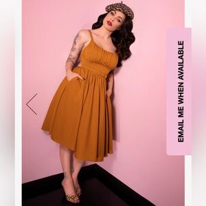 Vixen Ingenue dress in Mustard ✨